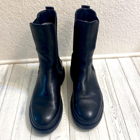 🔥Tamaris Leather Black Chelsea Boots - Picture 7 of 13